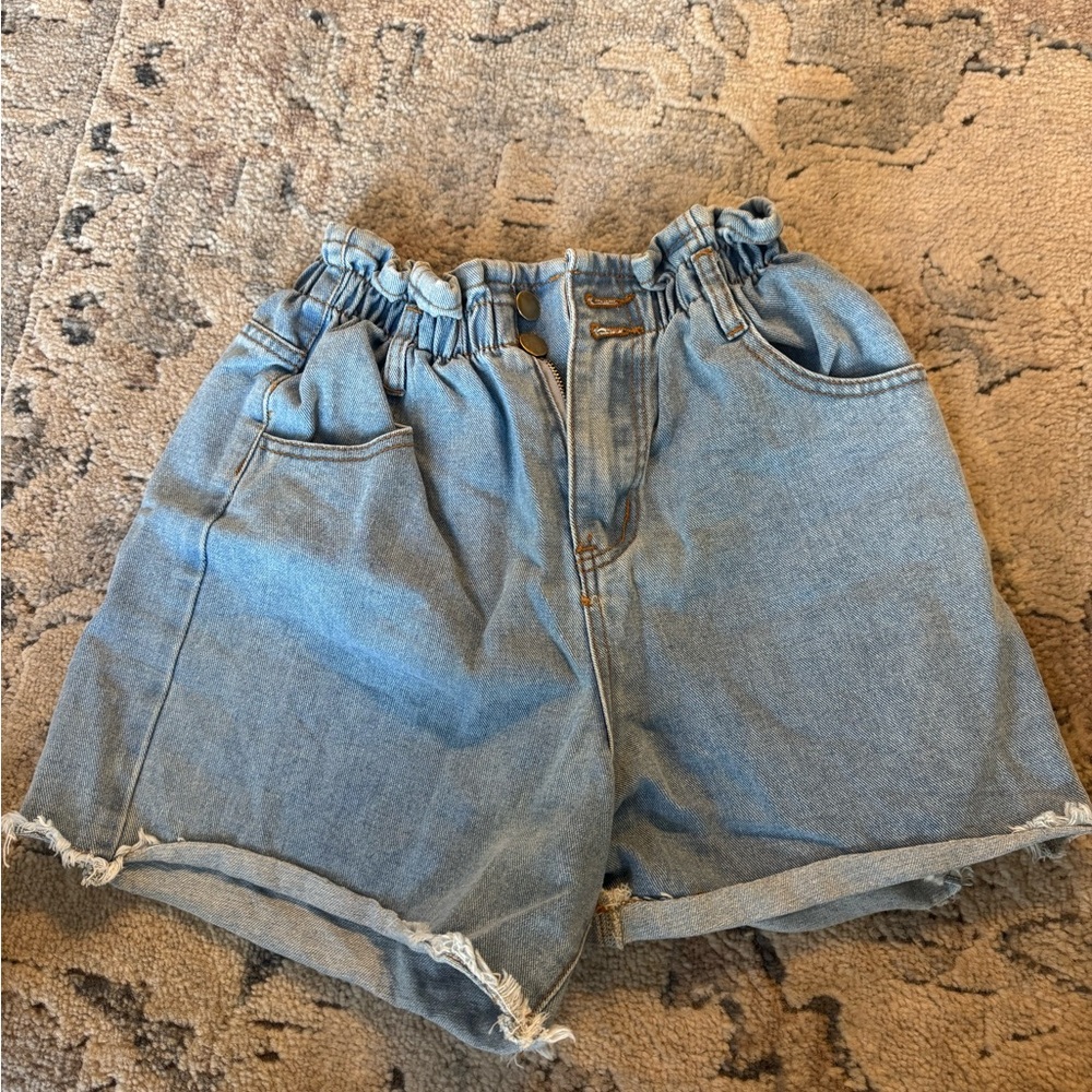 Oh POLLY Light Blue Jean Shorts